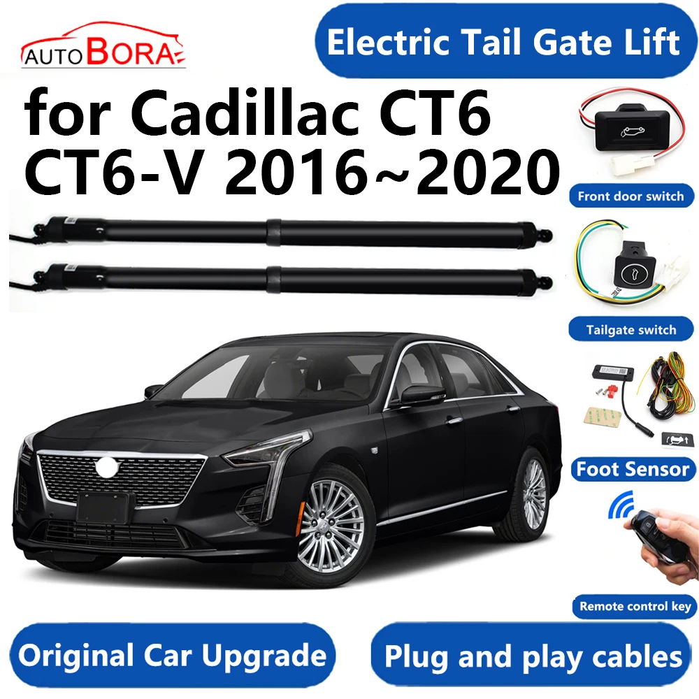 

AutoBora Car Electric Tail Gate Lift System Power Liftgate Kit Auto Automatic Tailgate Opener for Cadillac CT6 CT6-V 2016~2020