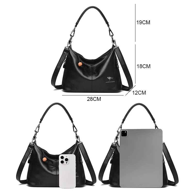 Genuine Luxury handbags women bags Designer Ladies Large Handbags Soft Leather Tote Bags For Women 2024 Shoulder Crossbody Bags