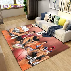 Tapete antiderrapante com design anime, tapete para sala de estar, quarto, sofá, decoração, brincadeiras infantis, desenhos animados, slam dunk