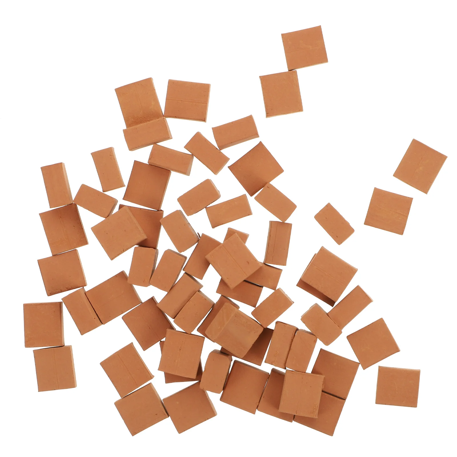 Petits jouets miniatures pour enfants, 70 pièces, modèle brique, accessoires de micro paysage, table de sable en argile