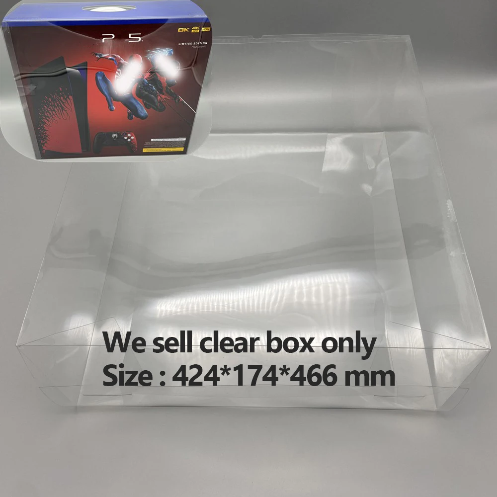 

Transparent PET box cover For PS5 PlayStation 5 Console Limited version collection Display Storage box