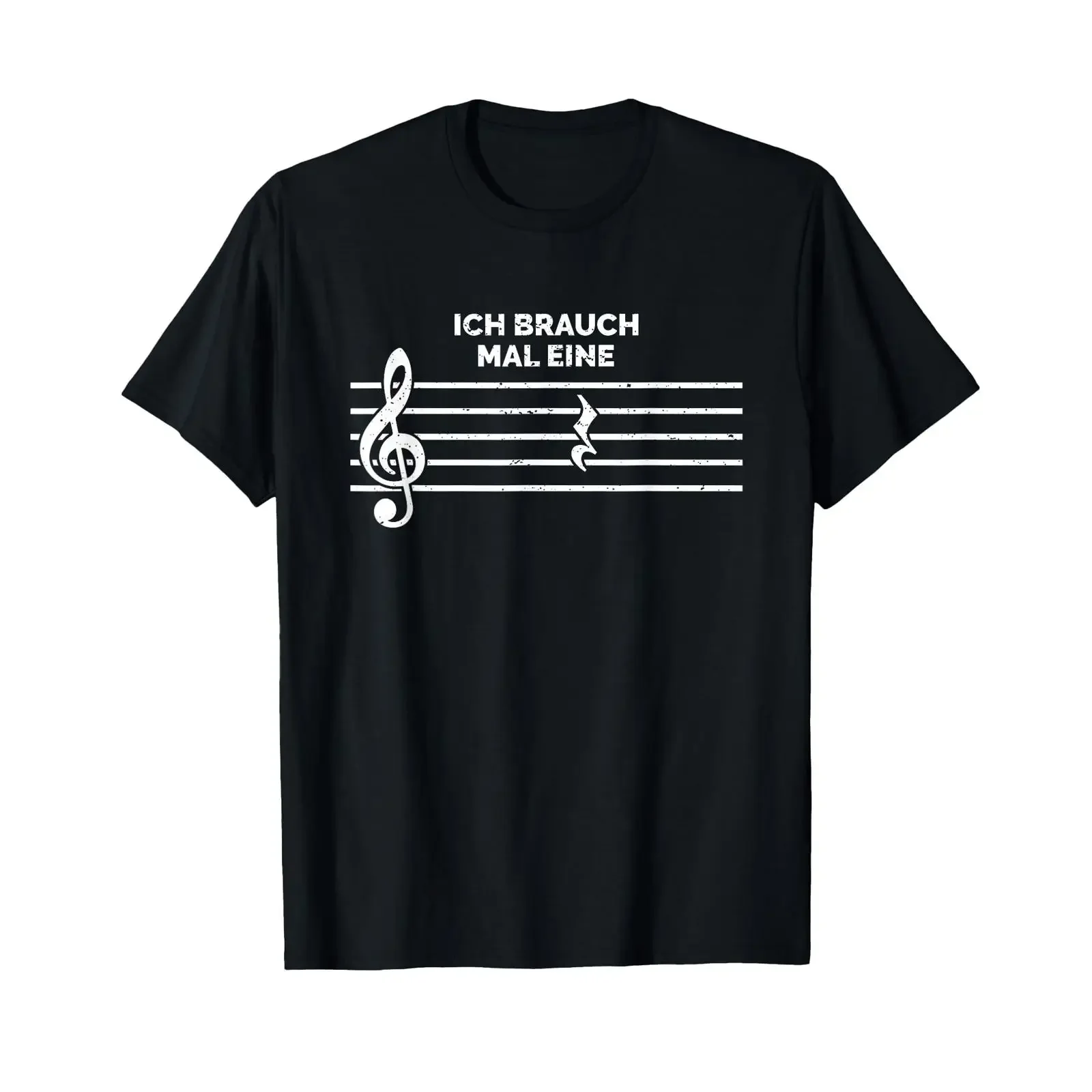 Ich brauch mal eine Pause Music Orchestra T Shirt black s vintage Washed Versatile homme Top For Everyday Wear Unisex graphic