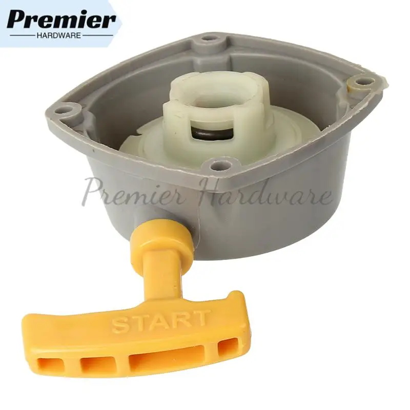 YM-Q-10 gruppo avviamento tosaerba, disco ritorno automatico tirato a mano, avviamento facile, adatto per accessori di ricambio tosaerba