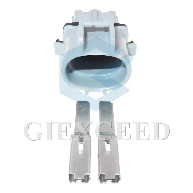 2 Sets 2 Pin Car Unsealed Connector 4.8 Series Auto Parts AC Assembly Auto Electronic Fan Electric Cable Socket With Terminal
