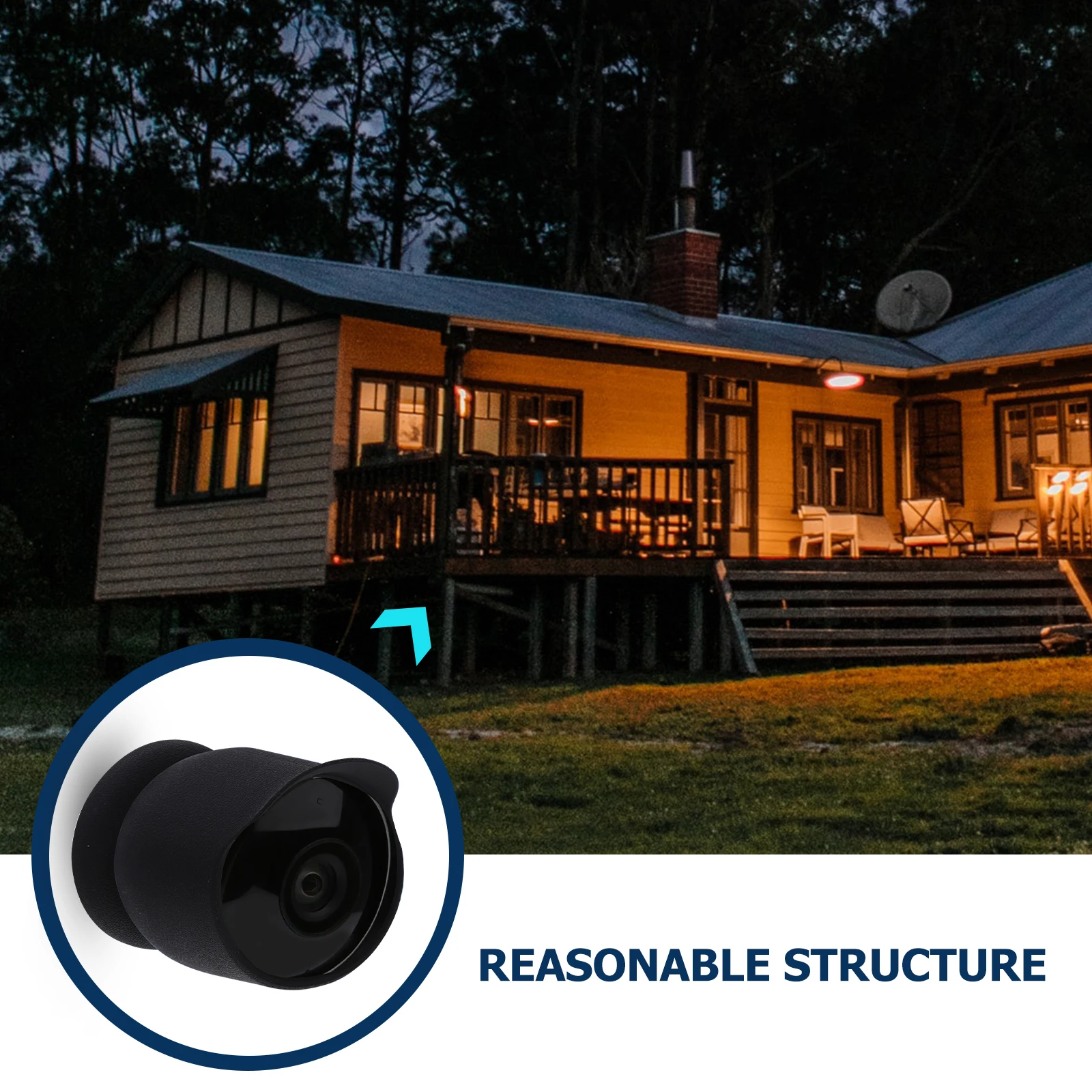 

Silicone Camera Case Compatible Monitor Protective Outdoor Security Cover Sunshade Rain Proof Dust Baby Nest Panel