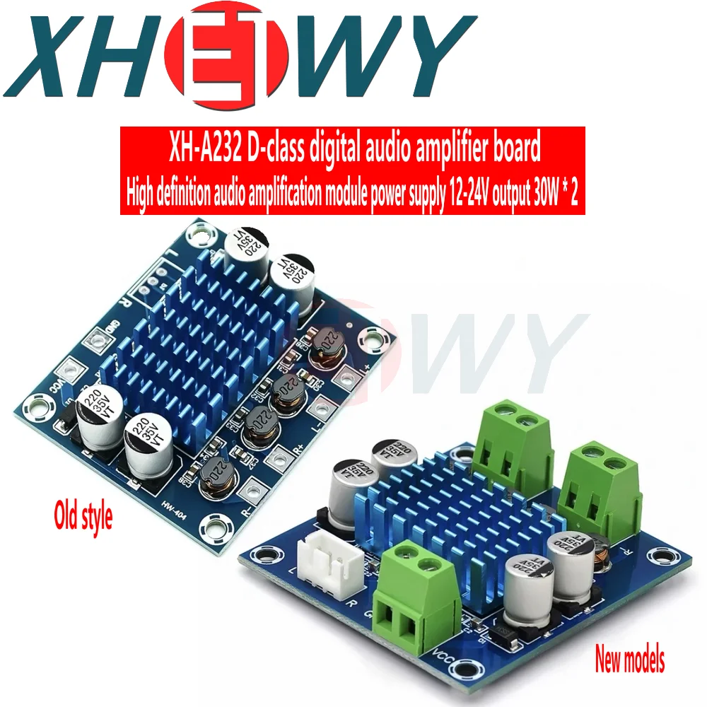 TPA3110 XH-A232 30W+30W 2.0 Channel Digital Stereo Audio Power Amplifier Board DC 8-26V 3A