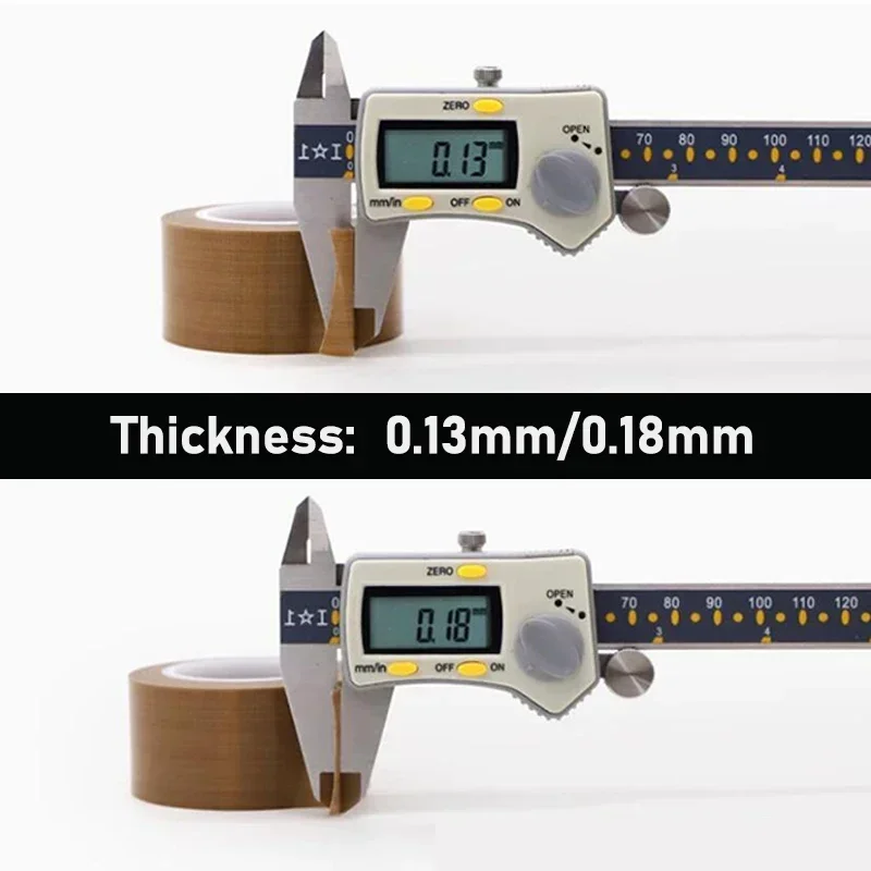 PTFE 코팅 직물 테이프 두께 0.13mm/0.18mm PTFE 테이프 전기 절연 테이프 용 고온 1 롤 폭 5 ~ 100mm
