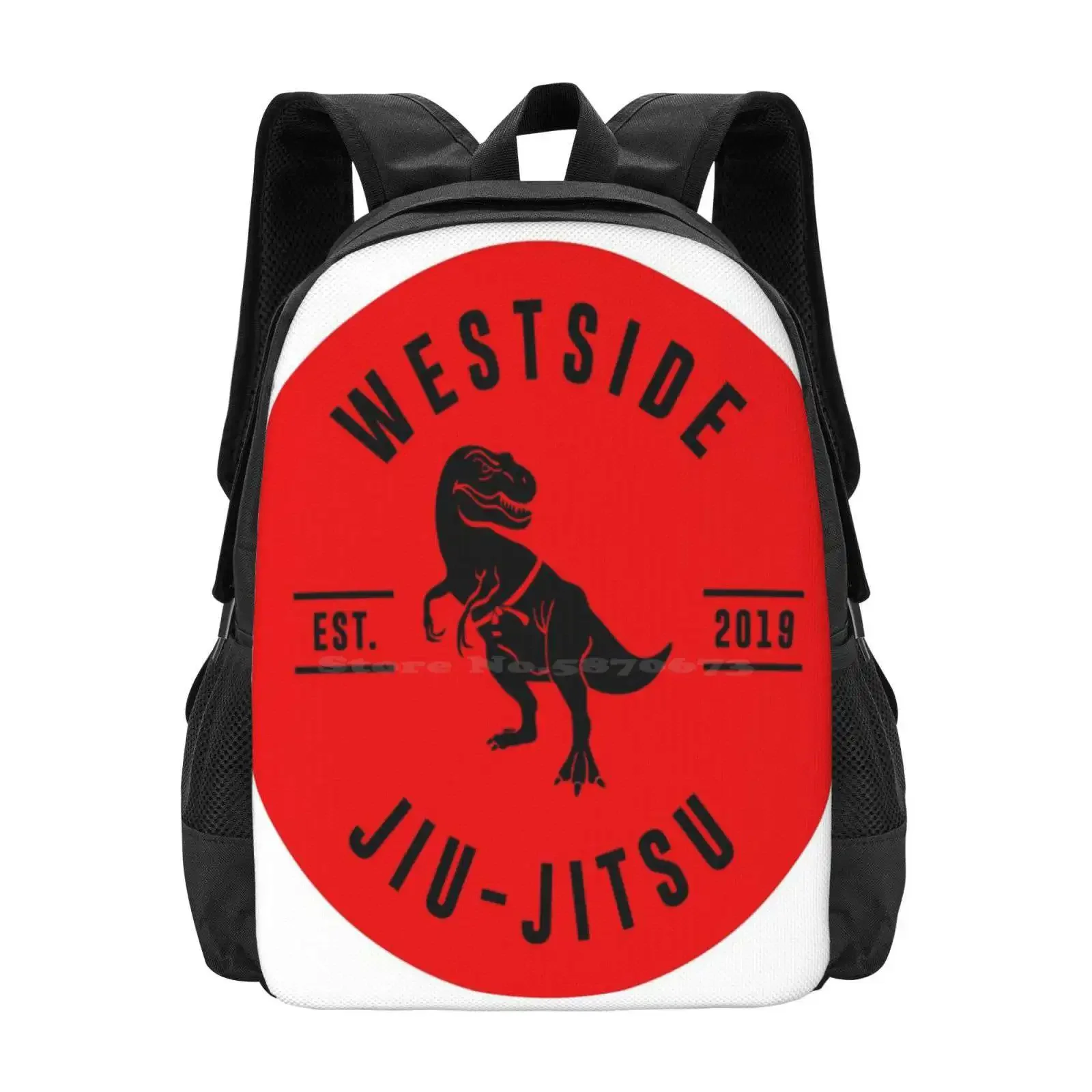 

Westside Jiu Jitsu-Red T-Rex Hot Sale Backpack Fashion Bags Westside Jiu Jitsu Brazilian Jiu Jitsu Martial Arts