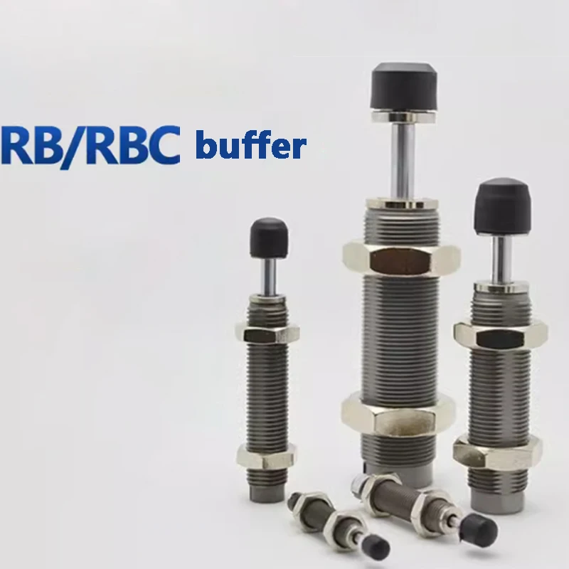 

RB RBC series Hydraulic Shock Absorber Adjustable Pneumatic Hydraulic Buffer RB1411 RB1412 with Cap RBC0604 RBC0806 RBC1006