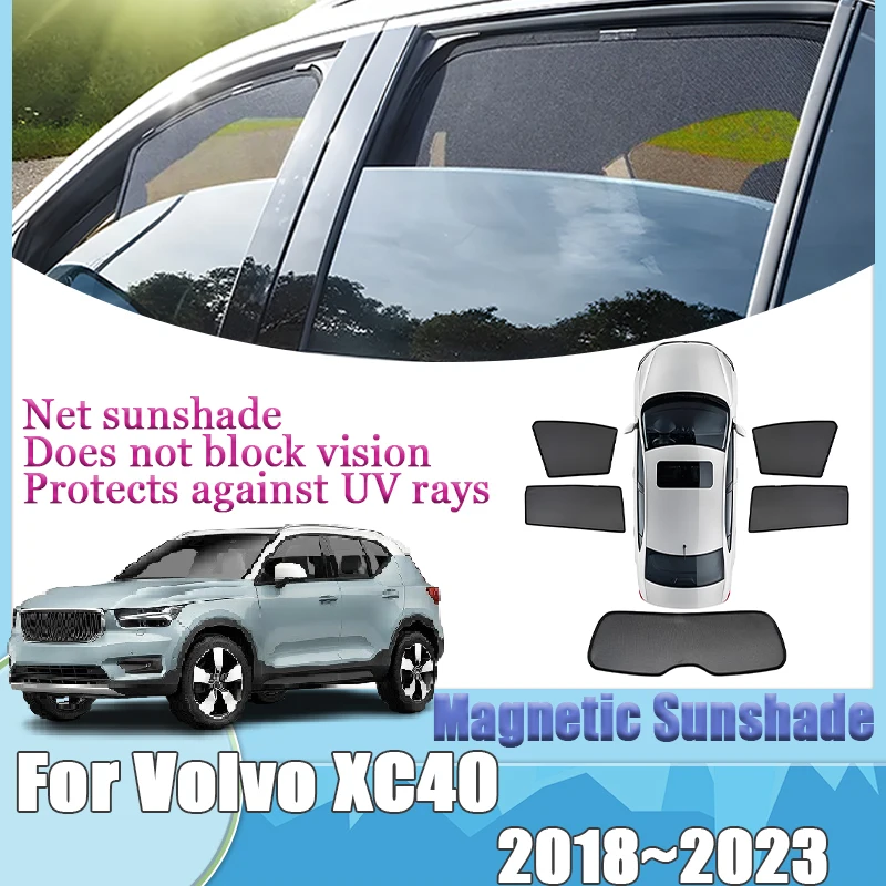 

Car Sunshade For Volvo XC40 2018 2019 2020 2021 2022 2023 UV Protection Visors Cover Privacy Side Window Parts Tools Accessories