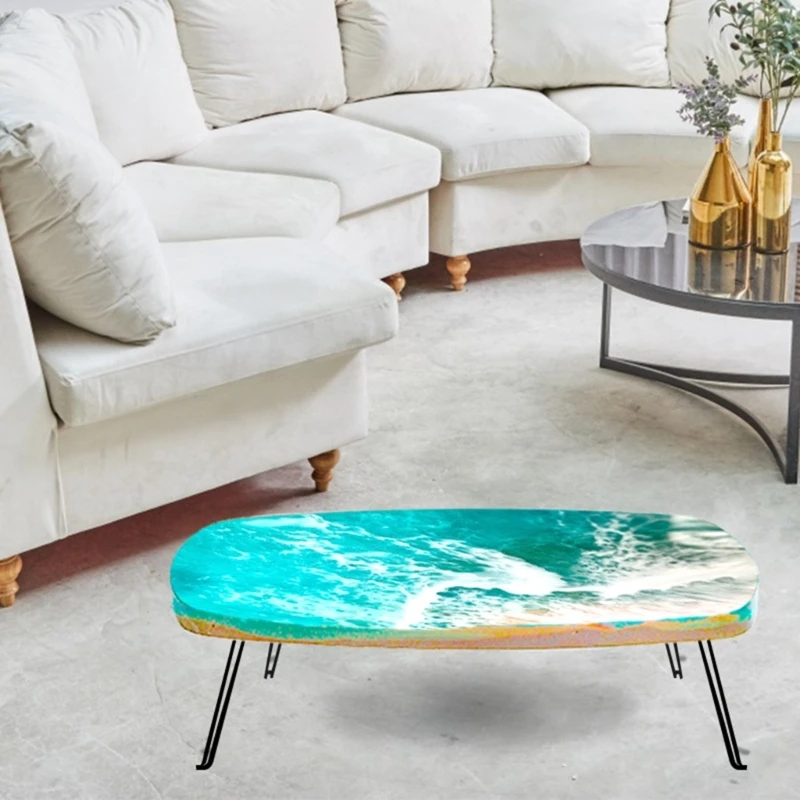 Resin Table Molds Large Oval Silicone Epoxy Resin Mold for River Table Making