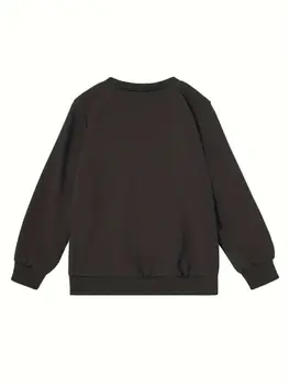 女童秋冬時尚杯形印花休閒長袖圓領衛衣 8 最佳銷售 女童冬季服裝 - №5