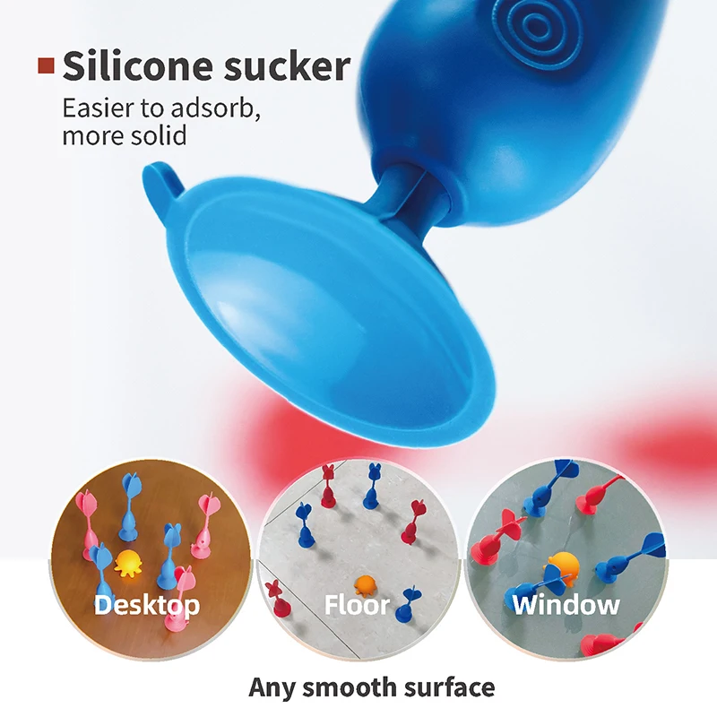 مجموعة سهم مصاصة سيليكون محمول للأطفال والكبار ، ألعاب نشاط الحفلات ، تدريب الرمي ، ألعاب تفاعلية بين الوالدين والطفل ، ألعاب داخلية #4