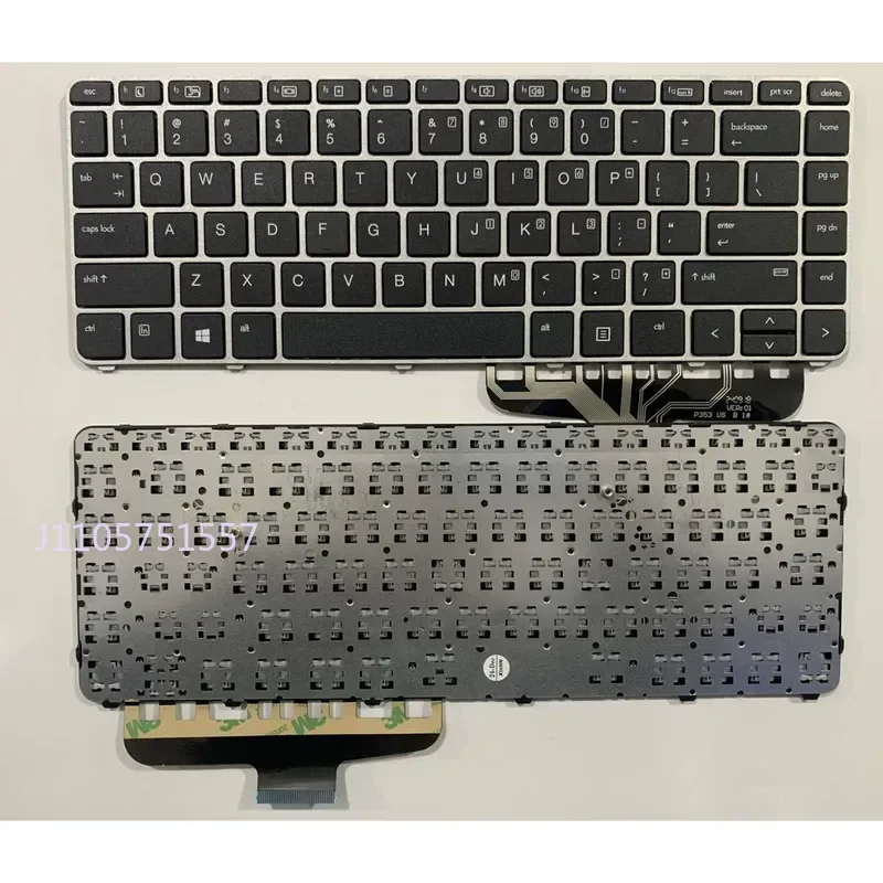 Keyboard for HP EliteBook Folio 1040 G3 US Layout Part Number 818252-001 844423-001