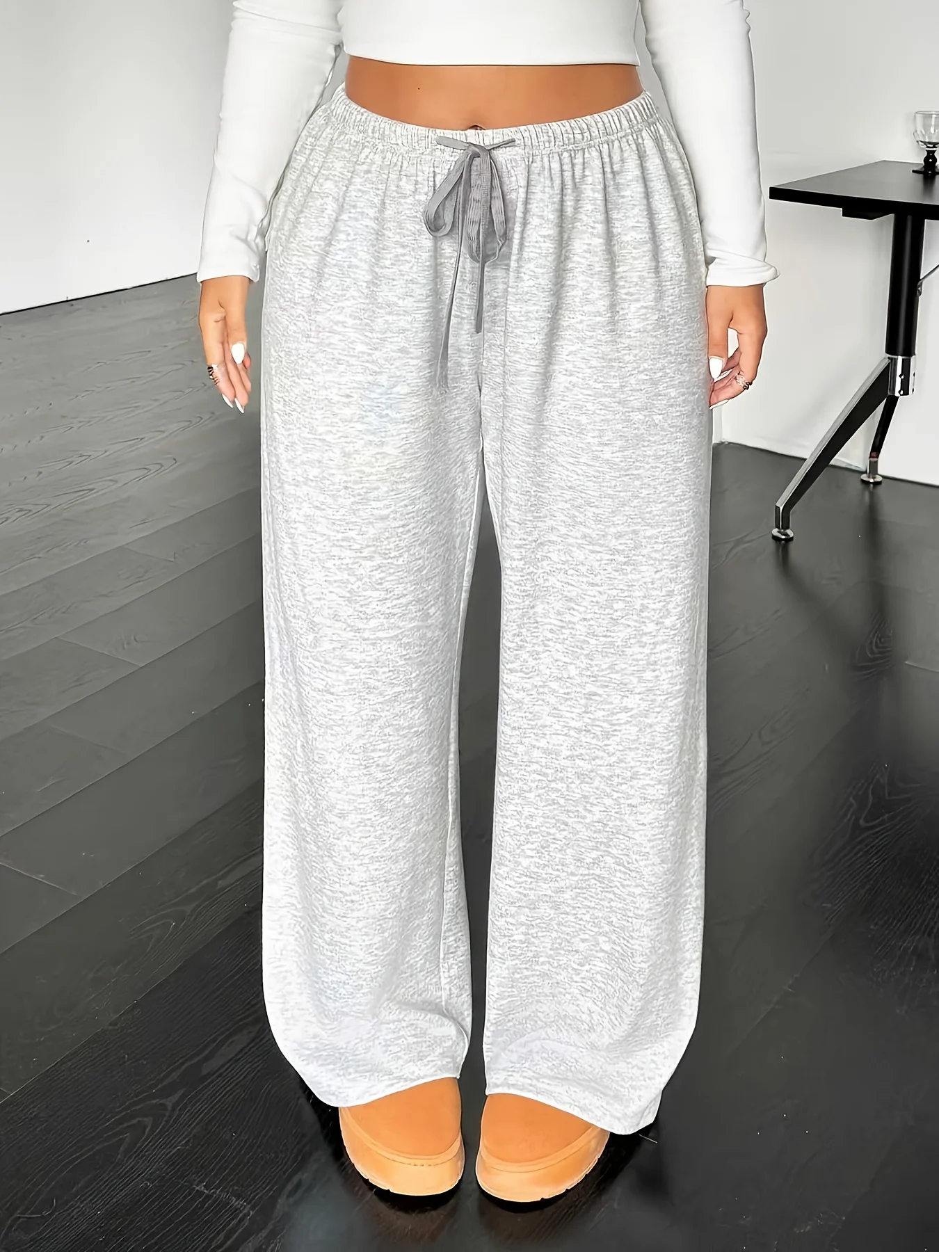 レディース プラスサイズ フリース スウェットパンツ 秋冬用 暖かい カジュアル ゆったり おしゃれ 多用途 ストリートウェア トレンド オーバーサイズ