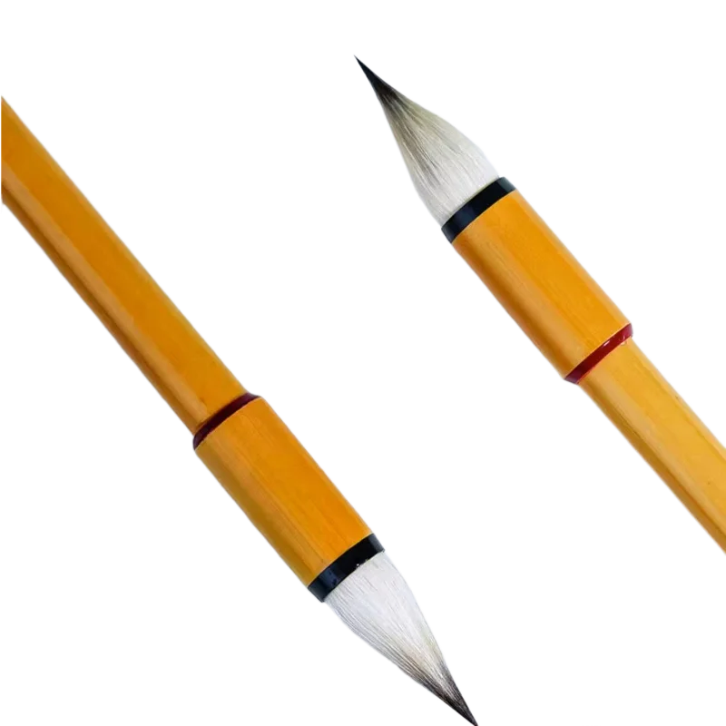 

Каллиграфическая кисть Running Script Slender Gold Style из волосяного ворса куницей для мелкого стандартного письма, копирования священных текстов и тонкой контурировки