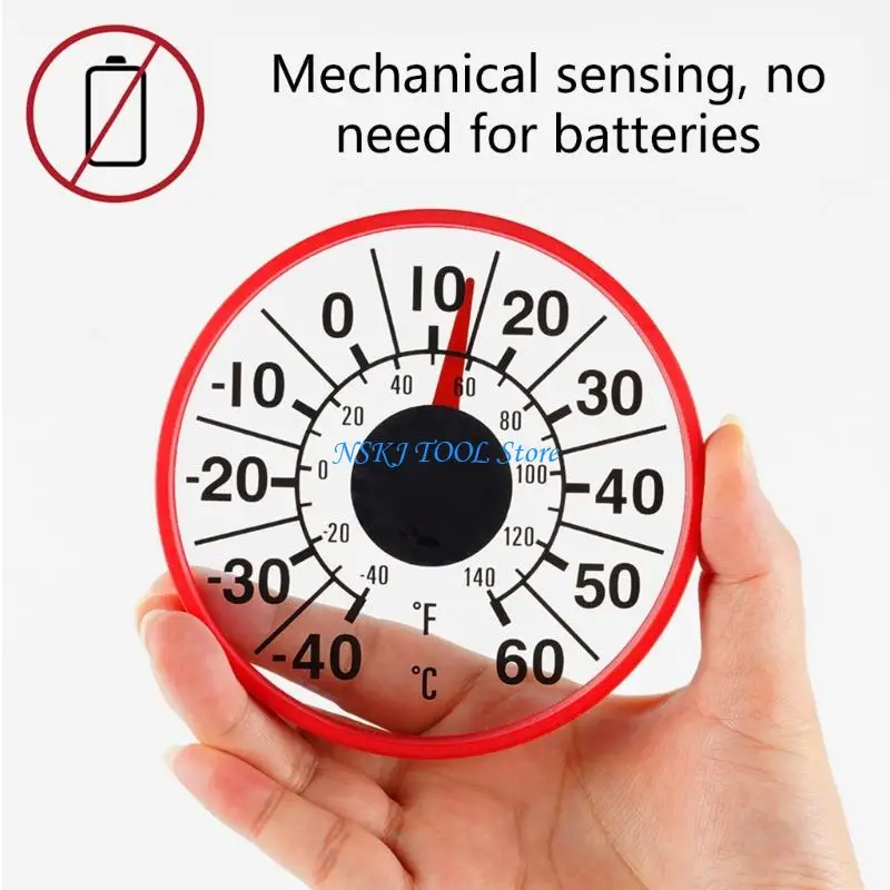 L8RC Auto Adhesive Thermometers ABS for Accurate Temperature Reading In Indoor Space