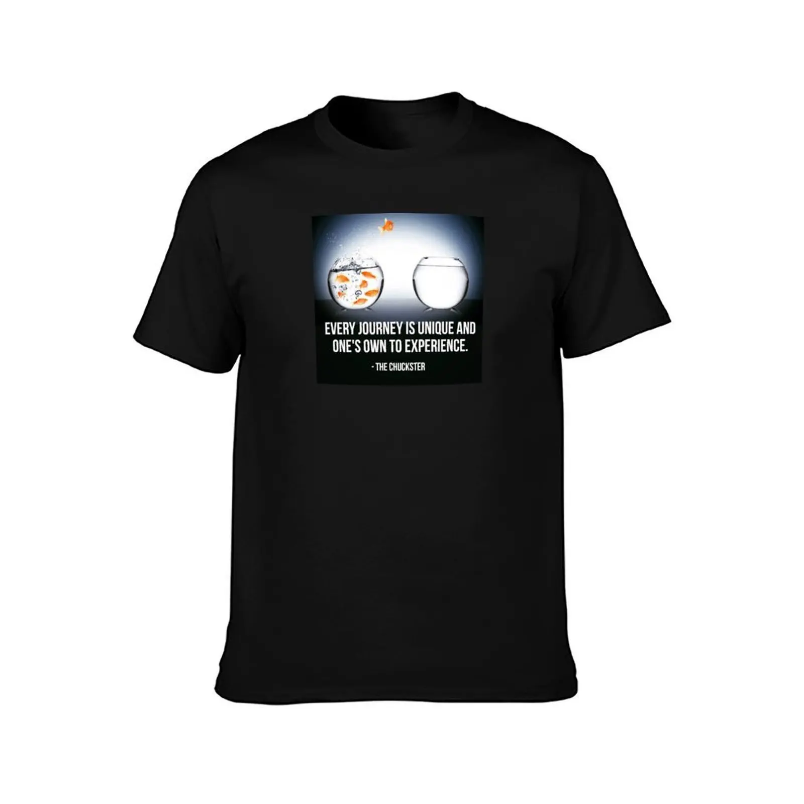 EVERY JOURNEY IS UNIQUE AND ONE'S OWN TO EXPERIENCE. T-Shirt Summer Casual Cotton Tee Oversized Streetwear Tops 100% Cotton
