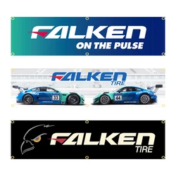 60X240cm Falkens Tire Banner Flag Polyester Printed Garage or Outdoor Decoration Tapestry