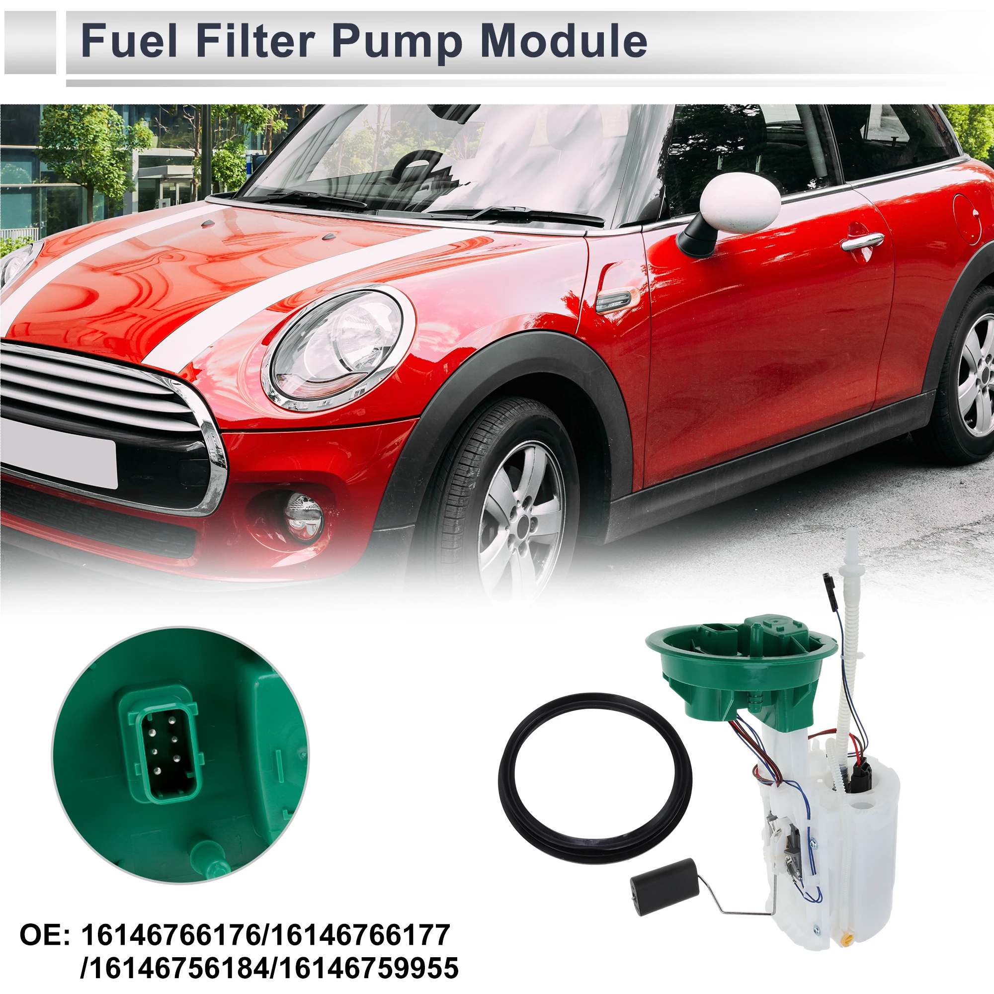 

Электрический топливный насос X Autohaux в сборе для Mini Cooper 2002 2003 2004 L4 1,6 л, газовый хэтчбек No 16146756184/16146759955