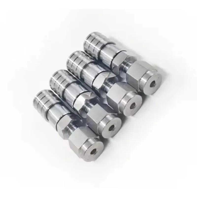 316 Stainless Steel Micro Ferrule Female Quick Coupling Interoperable 10mm Forged Hexagon Head Polished for Oil Pipe Fittings