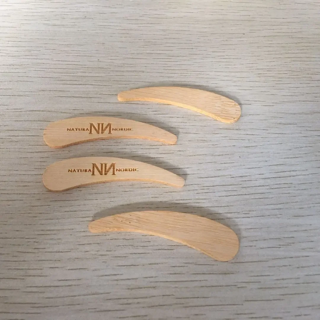 

200Pcs Wholesale Eco-friendly Mini Cream Mud Stick Repeatable Make Up Bamboo Wood Spatula Hair Remover Applicators Engraved Logo