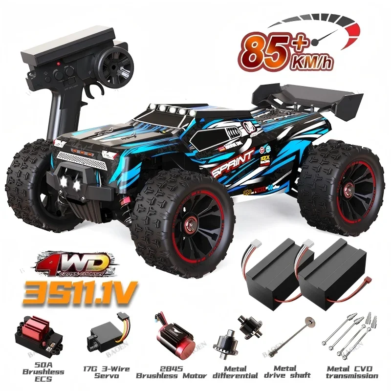 

4WD Remote Control Car Off Road 4x4 RC High Speed Buggy Truck Super Brushless 50 or 85KM/H Fast Drift Racing Toy Kids Adults