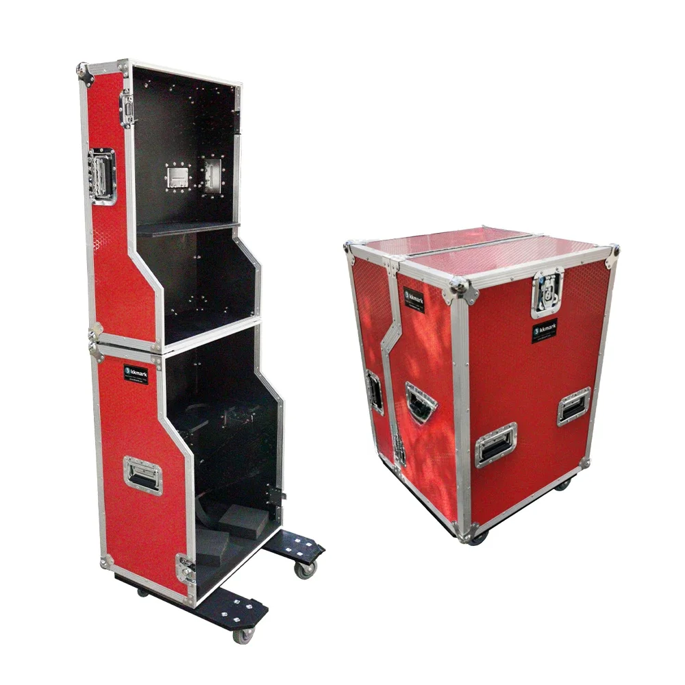 Customized Available Move Movable Portable Both Fireproof Protective Fire Equipment Extinguisher case With Wheels