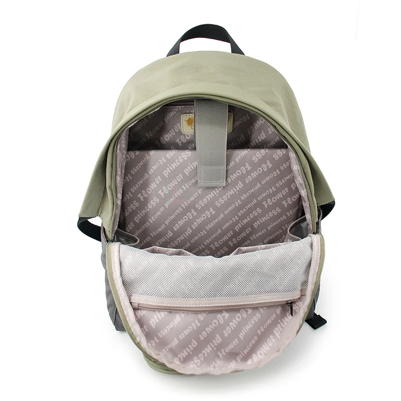 Flower Princess What Fun 2025 New Contrasting Color Fashionable Commuting Student Lightweight Travel Backpack for Men and Women