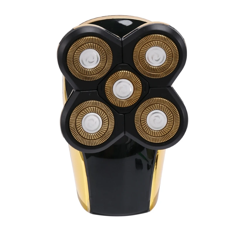 Мужская бритва для облысения SANQ, вращающаяся электрическая Беспроводная Бритва, многофункциональная Бритва для облысения, водонепроницаемая Мужская бритва