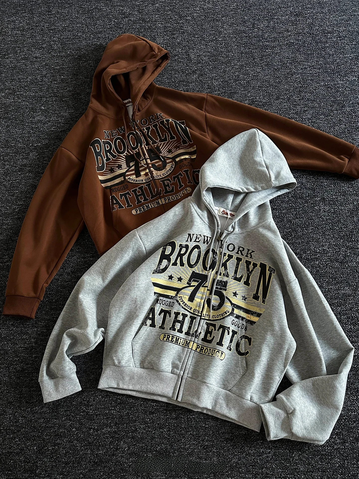 

Худи-кардиган Rise Brand в американском стиле с принтом, унисекс, свободный крой, уличная одежда, хлопковая куртка с длинными рукавами на молнии, молодежная мода