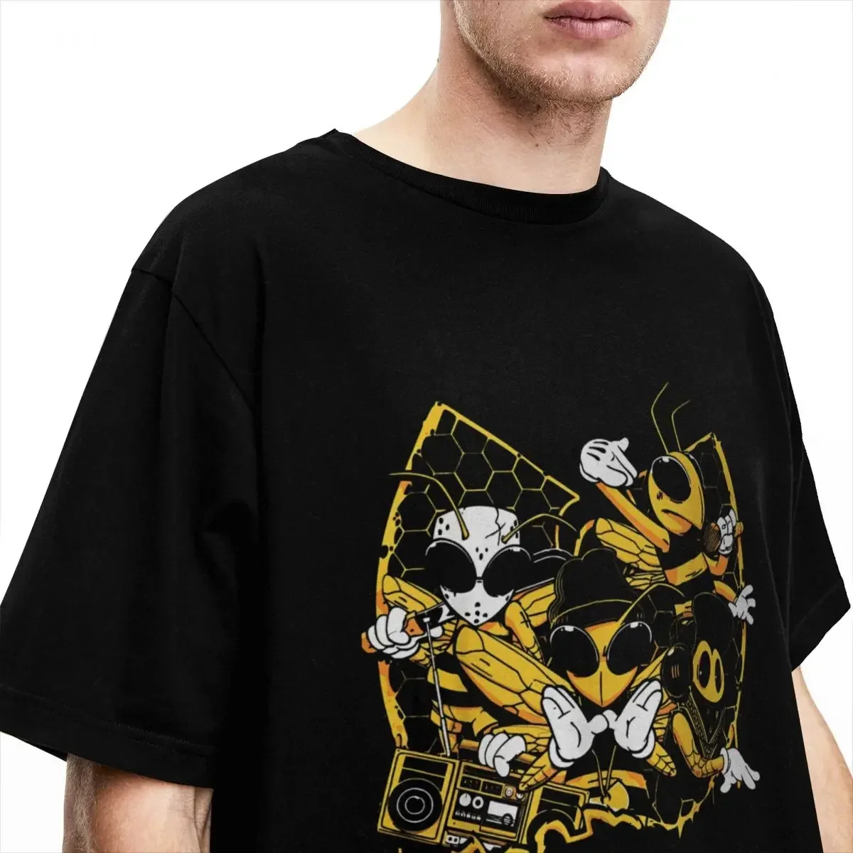 Wu Clan Tangs Band T Shirts Men Cotton Funny T-Shirt Round Collar Hip Hop Rap Tees Short Sleeve Clothing Summer A1