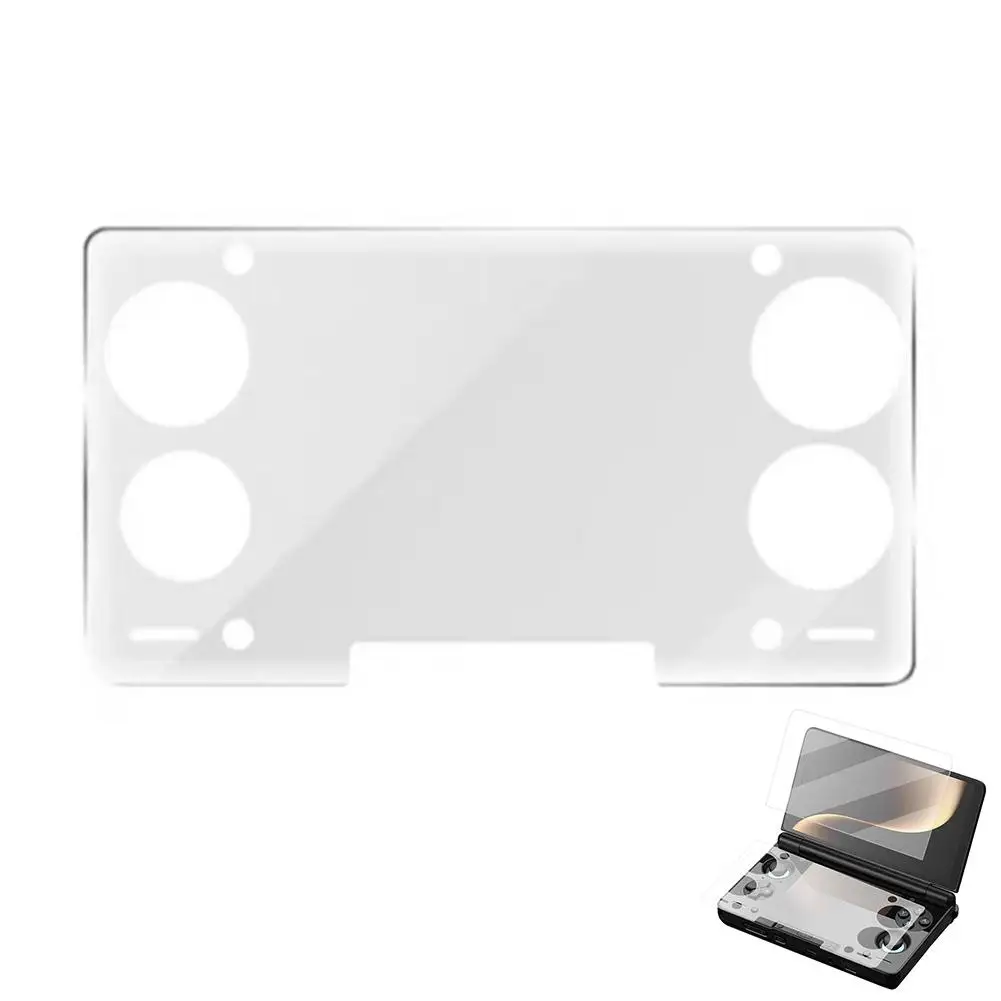 Für AYN THOR Schutzfolie Dual Screen HD Vollbild-gehärteter Filmschutz Kratzfeste Spielkonsolen-Schutzfolie