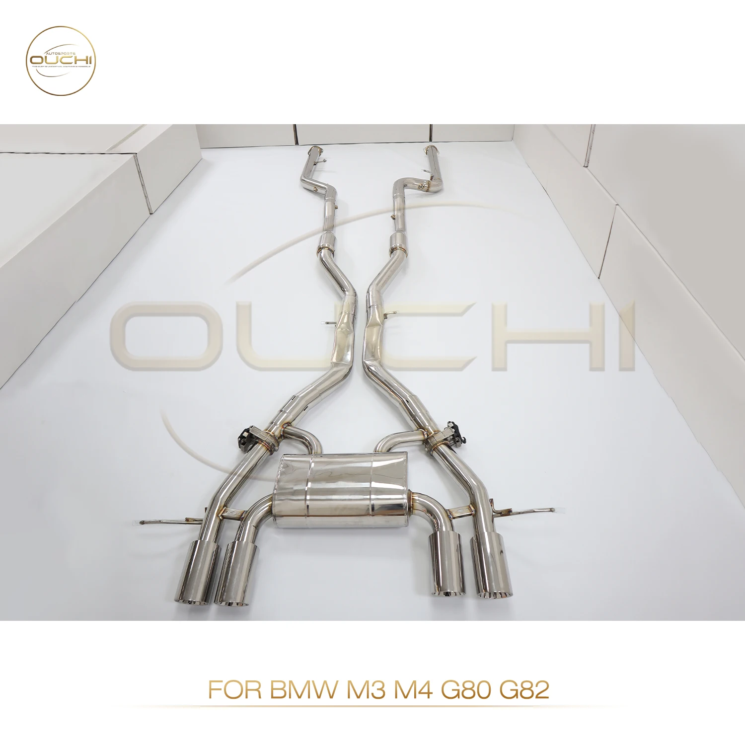 

OUCHI Прямые продажи с фабрики Catback для BMW M3 M4 G80 G82 SS304 Выхлоп автомобиля с электронными насадками клапана Глушитель