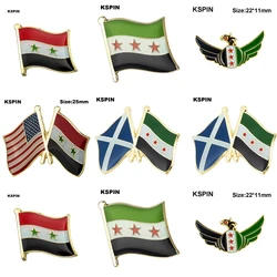 Syria Flag Laple Pin Badge Brooch