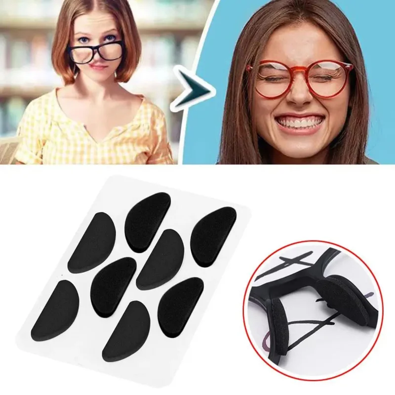 4 Pairs/Lot Soft Anti-slip EVA Sponge Material Nose Pad For Glasses Eyeglasses Nose Pads For Sunglasses Eyewear Accessories - view 3