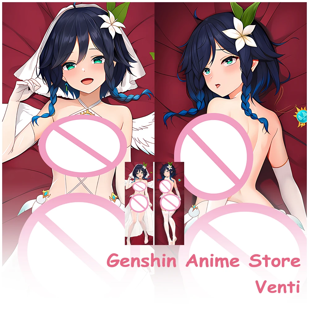 Genshin Impact Candace Nahida Venti Dakimakura Pillowcase Waifu Life Double Sides Hugging Body Pillow Cover Otaku Gifts