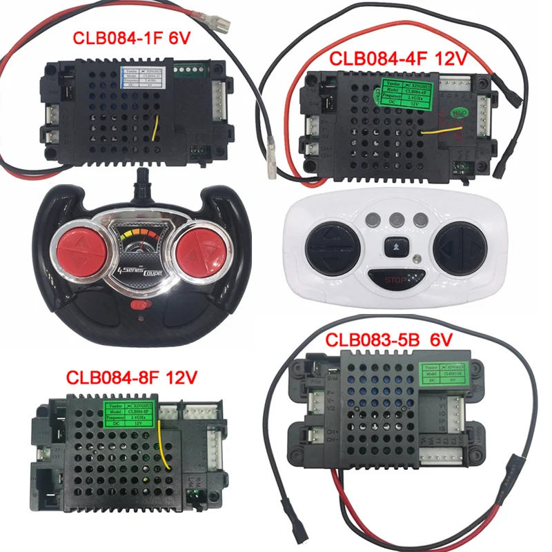 CLB084-4F children\'s electric car 2.4G remote control receiver controller,12V transmitter for baby car