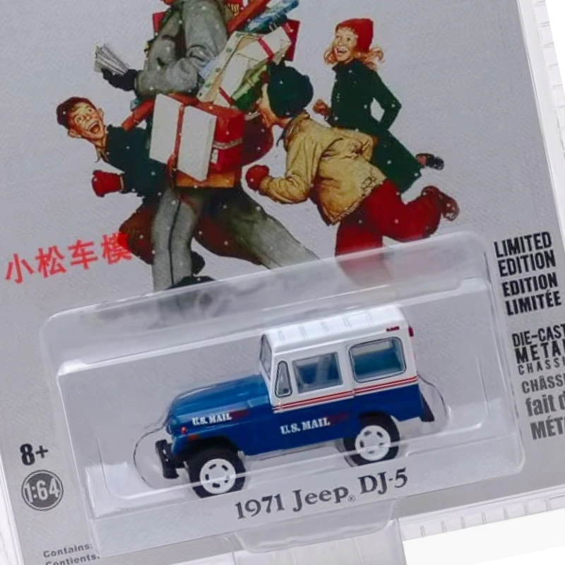 

GreenLight 1:64 1971, оригинальная упаковка для джипа, коллекция игрушек, первый выбор для подарков для друзей