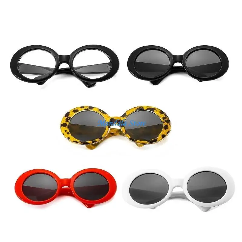 

U2JC Sunglasses Dogs Sunglass Retro Glasses Costume Eyewear Funny Accessory