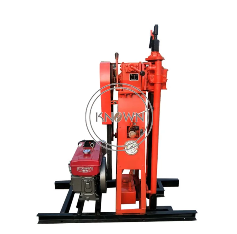 Hydraulic Core Sampling Drilling Rig Diesel Powered Borehole Drilling Exploration Machine Soil Investigation Drilling Borehole