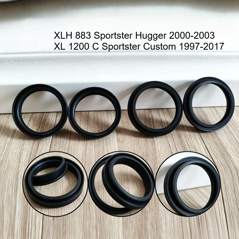 

2/4/6pc 39x52x11 Fork Oil Seal For HAR/LEY DAVI/DSON XLH883 Sportster Hugger XLH 883 XL1200C Sportster Custom XL1200 XL 1200 C