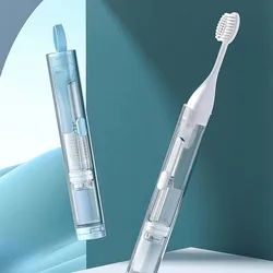 1Pcs New Creative Folding Toothbrush Set Can Hold Toothpaste Portable Travel Toothbrush Oral Clean Tools Toothbrush Accessories
