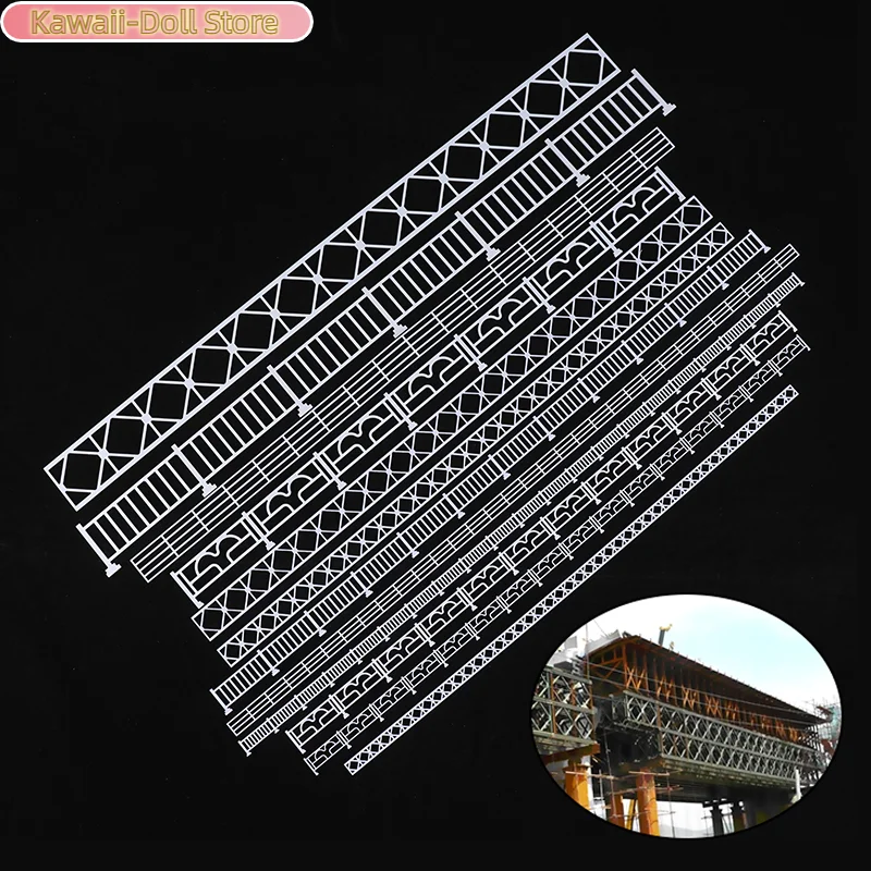 Ho N Z 1/87 64 50 Schaal Model Hek Gebouw Voor Landschap Zand Spoorweg Spoorweg Reling Trein Layout Landschapsarchitectuur Accessoires