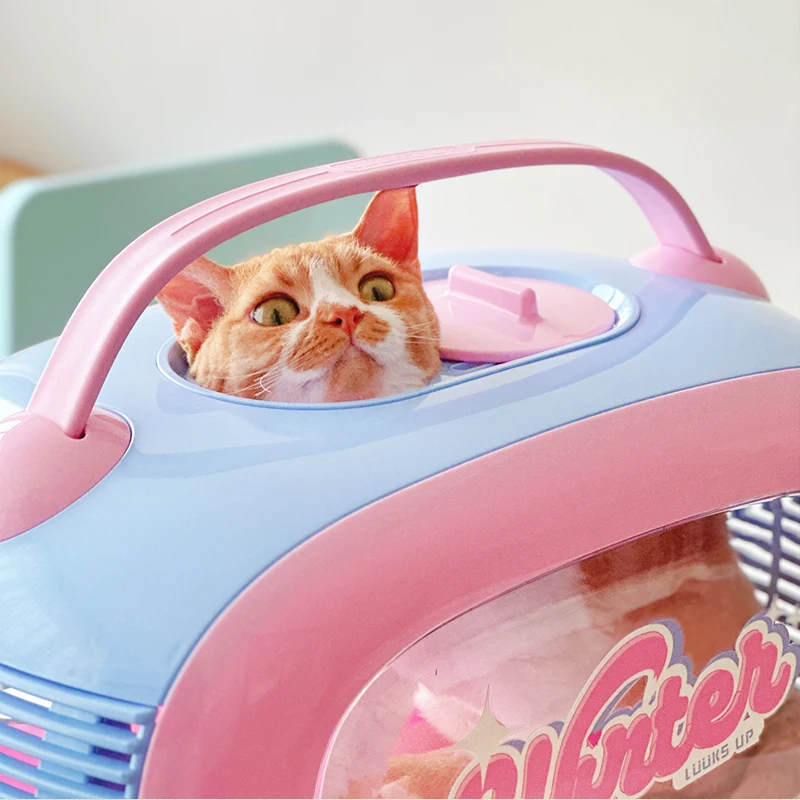 

Pet Out Shoulder Bag Dog Cat Air Case Small Dog Suitcase Breathable Cat Bag
