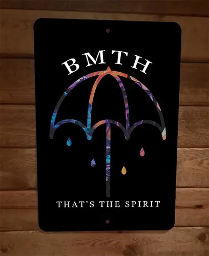 BMTH Placa de Metal para Parede 'That's The Spirit Umbrella'