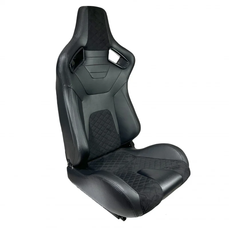 Suitable for New Patchwork Fabric Diamond Grid Universal Adjustable Modified Car Seats Sim Racing Seat