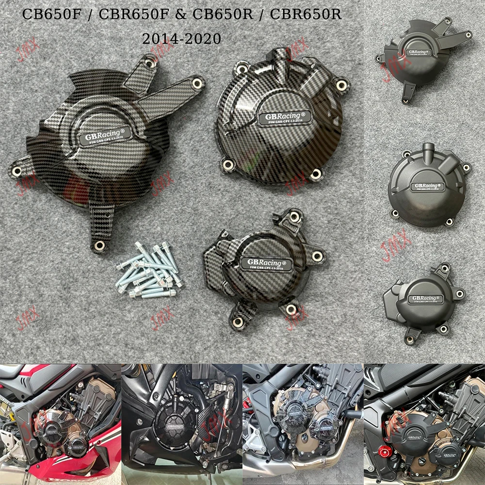 

CB650R & CBR650R комплект крышек двигателя CBR650R Защитная крышка CB650R защита двигателя для HONDA CB650R CBR650 2014-2024 CB650F CBR650F