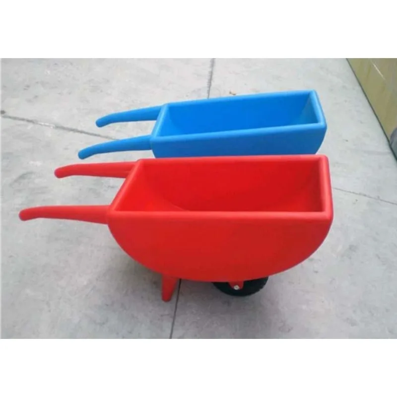 

Single wheeled small cart outdoor kindergarten single wheeled handcart children's dump truck single wheeled roller molding