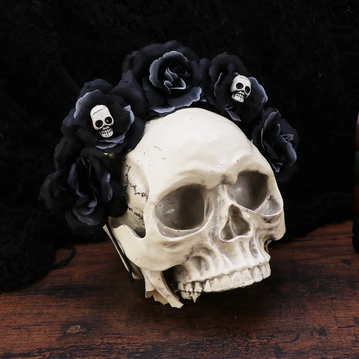 

Skull Headband Halloween Headdress Cosplay Accessory Hair Decoration Costume Party Headbands Accessories up